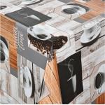 Braune Motiv Moderne Rechteckige eckige Tischdecken mit Kaffee-Motiv 