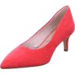 Rote Elegante Tamaris Spitze Pfennigabsatz High Heels & Stiletto-Pumps in Normalweite aus Textil für Damen Größe 37 mit Absatzhöhe 5cm bis 7cm 