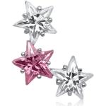 Rosa Sterne UNIQUE Sternanhänger aus Silber für Damen 