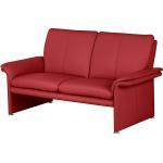 Modoform Sofa Capri 2-Sitzer Rot Echtleder 164x90x88 cm (BxHxT) Modern