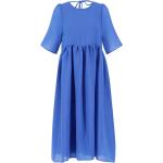 Blaue Oversize Modström Mini Minikleider & kurze Kleider für Damen Größe L 