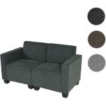Graue Moderne Mendler Zweisitzer-Sofas aus Textil mit Armlehne Breite 100-150cm, Höhe 50-100cm, Tiefe 50-100cm 2 Personen 
