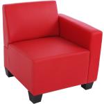 Rote Moderne Mendler Modulare Sofas & Sofa Module aus Kunstleder mit Armlehne Breite 50-100cm, Höhe 50-100cm, Tiefe 50-100cm 