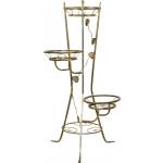 Goldene Antike Moebel Direkt Online Blumentreppen & Pflanztreppen aus Metall Breite 50-100cm, Höhe 100-150cm, Tiefe 50-100cm 