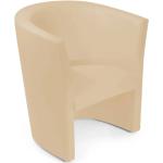 Moderne Möbel-Eins Charly Lounge Sessel aus Kunstleder Tiefe 50-100cm 