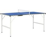 Möbel Tischtennisplatte mit Netz 5 Fuß 152×76×66 cm Blau - Outdoor-Tischtennisplatten 91946