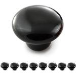 Schwarze Shabby Chic Ganzoo Möbelknöpfe & Möbelknäufe aus Keramik Breite 0-50cm, Höhe 0-50cm, Tiefe 0-50cm 8-teilig 
