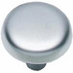 Silberne Runde Möbelknöpfe & Möbelknäufe matt aus Chrom Breite 0-50cm, Höhe 0-50cm, Tiefe 0-50cm 