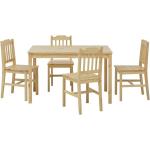Möbilia Sitzgruppen lackiert aus Kiefer Breite 100-150cm, Höhe 100-150cm, Tiefe 50-100cm 5-teilig 