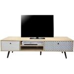Blaue Moderne Möbilia TV-Lowboards & Fernsehtische aus MDF mit Schublade Breite 100-150cm, Höhe 0-50cm, Tiefe 0-50cm 