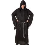 Schwarze R-Dessous Mönch-Kostüme für Herren Größe XL 