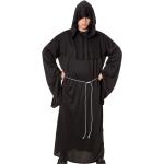 Schwarze R-Dessous Mönch-Kostüme für Herren Größe M 
