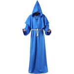 Blaue Priester-Kostüme für Herren Größe XL 