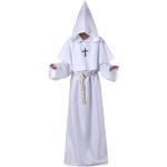 Weiße Priester-Kostüme für Herren Größe S 