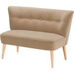 Beige Moderne Norrwood Zweisitzer-Sofas aus Filz Breite 100-150cm, Höhe 50-100cm, Tiefe 50-100cm 2 Personen 