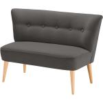 Graue Moderne Norrwood Zweisitzer-Sofas aus Filz Breite 100-150cm, Höhe 50-100cm, Tiefe 50-100cm 2 Personen 