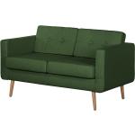 Mørteens Sofa Croom I 2-Sitzer Grün Webstoff 143x84x81 cm (BxHxT) Skandi