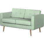 Mintgrüne Norrwood Zweisitzer-Sofas aus Stoff mit Kissen Breite 100-150cm, Höhe 50-100cm, Tiefe 50-100cm 2 Personen 