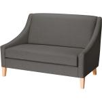 Dunkelgraue Moderne Norrwood Zweisitzer-Sofas aus Filz Breite 100-150cm, Höhe 50-100cm, Tiefe 50-100cm 2 Personen 