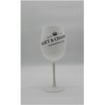 Moët & Chandon Champagner-Kelch Milchglas| weiß/schwarz | 0,45 L - Glas
