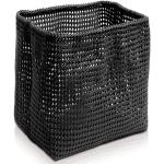 Schwarze Quadratische Körbe & Aufbewahrungskörbe 15 cm aus Kunststoff 