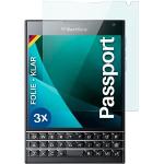Schwarze BlackBerry Passport Hüllen mit Bildern mit Schutzfolie 