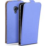 Hellblaue Samsung Galaxy Ace Cases Art: Flip Cases aus Kunstleder 