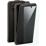 Schwarze Elegante Samsung Galaxy A51 Hüllen Art: Flip Cases mit Bildern aus Leder klappbar 