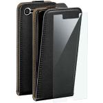 Schwarze Elegante Sony Xperia X Compact Cases Art: Flip Cases mit Bildern aus Leder klappbar mini 