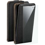 Schwarze Elegante Sony Xperia XA Cases Art: Flip Cases mit Bildern aus Leder klappbar 