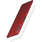 Rote Samsung Galaxy A7 Hüllen 2018 Art: Hard Cases Matt mit Schutzfolie 