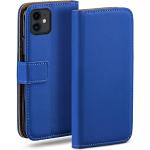 Blaue Vegane iPhone 11 Hüllen Art: Flip Cases mit Bildern aus Leder klappbar 