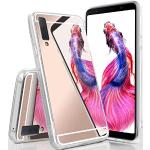Samsung Galaxy A7 Hüllen 2018 Art: Slim Cases mit Bildern aus Kunststoff mit Spiegel 