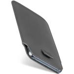 Graue Elegante Vegane Samsung Galaxy S24 Hüllen Art: Slim Cases mit Bildern aus Leder 