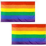 LGBT Nationalflaggen & Länderflaggen aus Stoff UV-beständig 2-teilig 