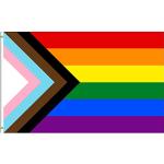 LGBT Progress Pride Regenbogenfahnen aus Stoff 