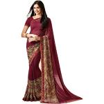 Braune Saris für Damen Einheitsgröße für den für den Herbst 