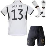 Mokiss Deutschland Müller #13 Heim Kinder Fußball