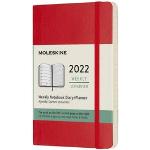 Rote Moleskine Buchkalender 
