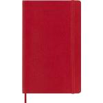 Rote Moleskine Taschenkalender DIN A5 aus Papier 