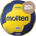 Molten 20Er Ballset H0F3400-Yn Handball Ballpaket gelb 0