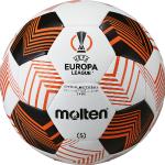 "Molten Fußball F5U3400-34 offizieller Replica UEFA Europa League Saison 2023/24 Weiß/Orange Gr.5 "