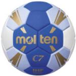 "Molten Handball C7 HXC3500-RO / HXC3500-BW 10er Ballpaket inkl. Ballnetz Blau/Weiß/Gold 2"