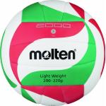 Molten Top Training Volleyball Gr. 5 Ball, Weiß/Grün/Rot, 5