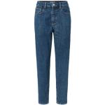 Dunkelblaue TCHIBO Nachhaltige Mom-Jeans mit Reißverschluss aus Baumwolle für Damen Größe S 