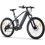 moma bikes Elektrische Fahrrad EMTB 27,5", Full Suspension, Vollfederung, Shimano 24 Gänge & hydraulische Scheibenbremsen, Integrierter Akku Ion Lithium 48V 13Ah
