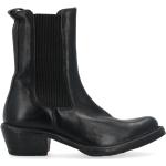 Schwarze Moma Cowboy-Boots & Cowboystiefeletten aus Leder für Damen Größe 37,5 