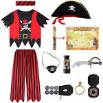 Bunte Midi Piratenkostüme für Kinder 