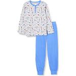 Blaue Cars Kinderschlafanzüge & Kinderpyjamas für Jungen 