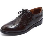 Business Hochzeitsschuhe & Oxford Schuhe mit Schnürsenkel aus Leder leicht für Damen Größe 38 